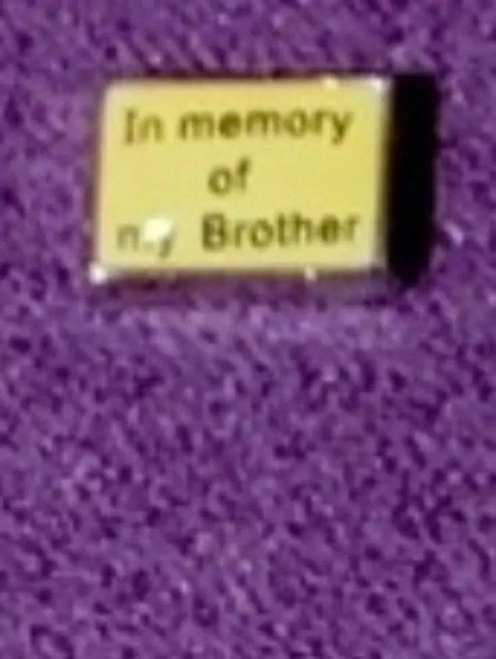 In Memory Of My Brother For Floating Lockets - Picture 1 of 4